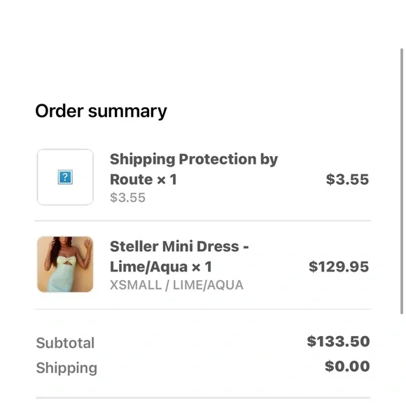 Stellar Strapless Lime and Aqua Dress - Picture 6 of 6